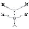 StarTech.com Soporte de Montaje para Cuatro Monitores - con Movimiento Total - Premium