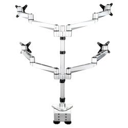 StarTech.com Soporte de Montaje para Cuatro Monitores - con Movimiento Total - Premium