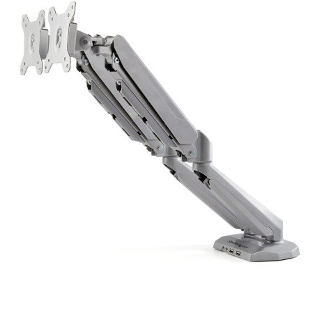 StarTech.com Brazo de Soporte para 2 Monitores - para Pantallas VESA de 15 a 32IN con Hub USB de 2 Puertos