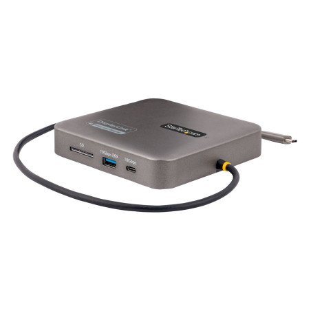 Docking station - adaptador multipuertos USB-c - video doble HDMI - 4k 60hz - hub USB 3.1 - pd de 100w - cable de 55cm - startec