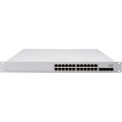 Switch 24 puertos Poe Cisco Meraki 24 x 10, 100, 1000base-t ethernet RJ45, 4 x 1gbe SFP uplink, 2 x stacking ports (uso de l