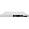 Switch 24 puertos Poe Cisco Meraki 24 x 10, 100, 1000base-t ethernet RJ45, 4 x 1gbe SFP uplink, 2 x stacking ports (uso de l