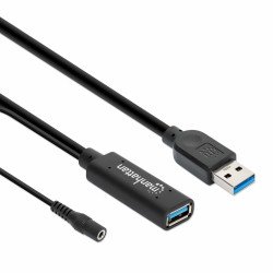 Cable USB V3.0 Ext. Activa 15.0M Negro