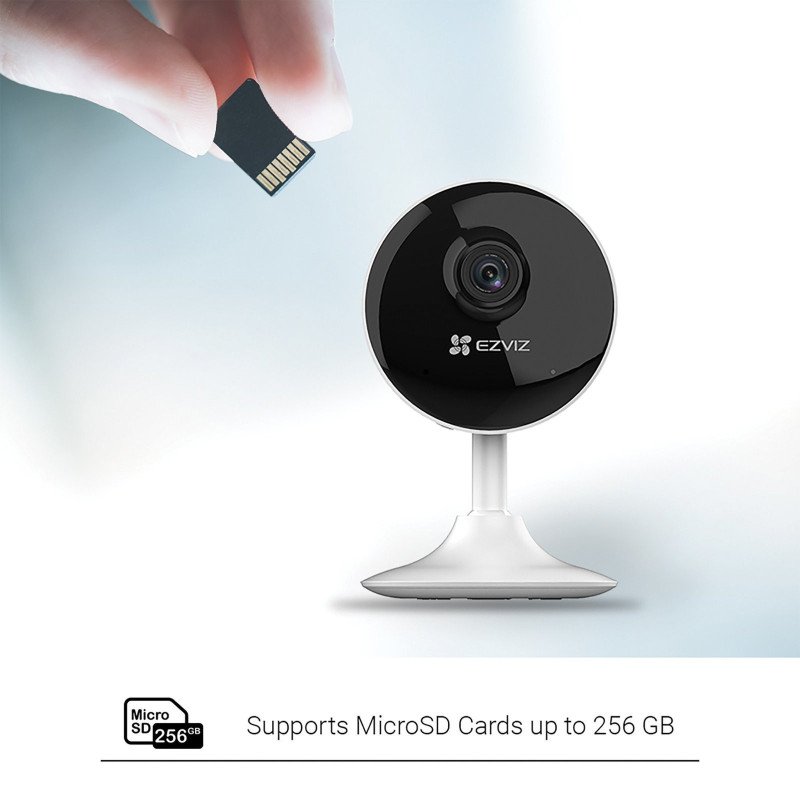 Mini cámara IP 2 megapixel Ezviz CS-C1C-FHD detección de movimiento, grabación en la nube, notificación push, audio de dos vías,