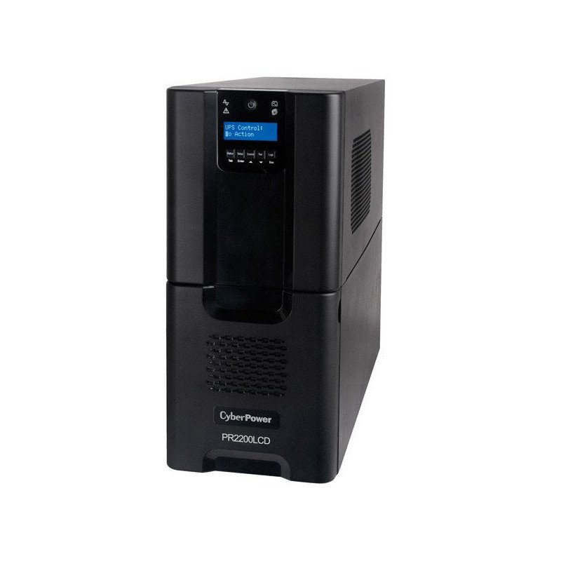 No break, UPS con regulador Smart app onda senoidal pura torre 2200 va 1980 watts 3 años de garantía en pila y equipo