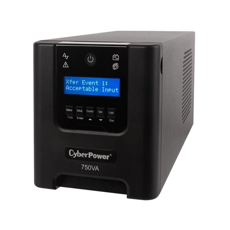 No break 750va pr Smart app senoidal pura KVM UPS torre 120v 6contactos 3año