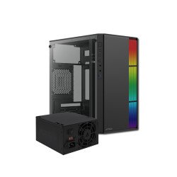 Gabinete Acteck fusion ii gi440, micro torre, micro ATX, mini iTX, fue