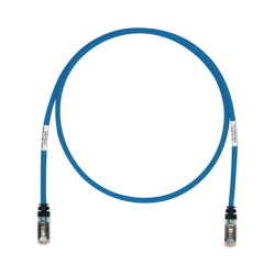 Patch cord cat6a, blindado s/ftp, cm/ls0h, 10ft, color azul