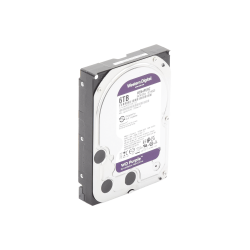 Disco duro especializado WD PURPLE Modelo de 6 TB.
