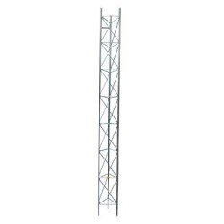 Tramo de torre arriostrada para elevación de equipo de transmisión de datos y radiocomunicación, zonas húmedas, hasta 45 m de al