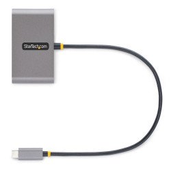 StarTech.com Hub Concentrador USB-C de 4 Puertos con Entrega de Alimentación de 100W de Paso - Ladrón USB Tipo C - - 2x USB-A +