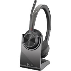 Diadema HP Poly Voyager 4320 USB-A Headset, Inalámbrico, Oficina/Centro de llamadas, 122 g, Negro