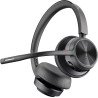 Diadema HP Poly Voyager 4320 USB-A Headset, Inalámbrico, Oficina/Centro de llamadas, 122 g, Negro