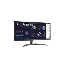 Monitor LG 29WQ500, 29", 2560 x 1080 Pixeles, Full HD, LED, 5 ms, Negro
