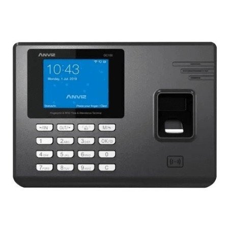 Control de asistencia, Anviz AN-GC150, huella, rfid, pin, wifi, LAN, crosschex estándar, 1,000 usuarios