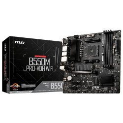 Tarjeta madre MSI B550M PRO VDH WIFI soc am4 maTX HDMI, DDR4