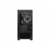MSI MAG FORGE M100A carcasa de ordenador Micro Torre Negro, Transparente