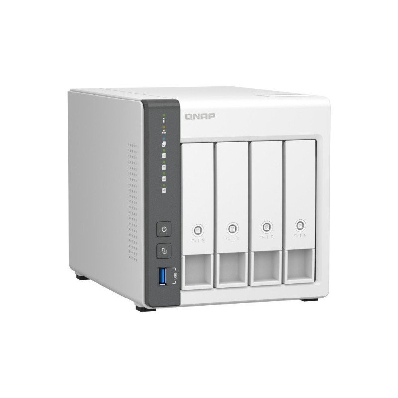 QNAP TS-433 NAS Torre Ethernet Blanco Cortex-A55