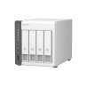 QNAP TS-433 NAS Torre Ethernet Blanco Cortex-A55