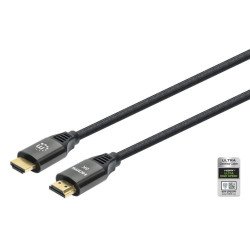 Cable HDMI 2.1 textil M-M  1.0M, 8K@60Hz,