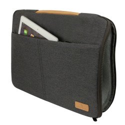 Portafolio slim para laptop 15.6' gris