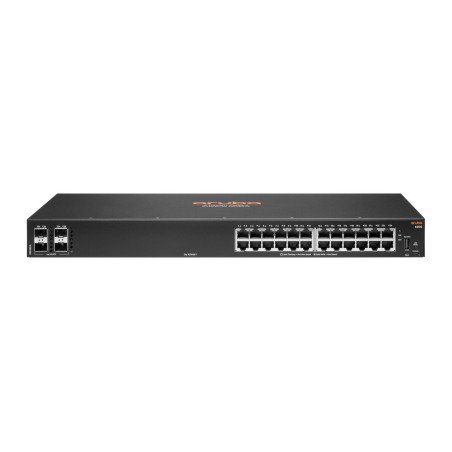 Switch HPe Aruba R8N88A 6000, 24 puertos gigabit y 4  SFP, administrable capa 2
