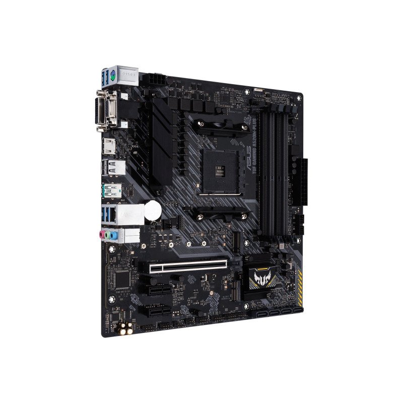 Tarjeta madre ASUS TUF GAMING A520M-PLUS, Zócalo AM4, 3rd Generation AMD: Ryzen 3, Ryzen 5, Ryzen 7, DDR4-SDRAM, 128 GB Tarjeta madre ASUS TUF GAMING A520M-PLUS, Zócalo AM4, 3rd Generation AMD: Ryzen 3, Ryzen 5, Ryzen 7, DDR4-SDRAM, 128 GB