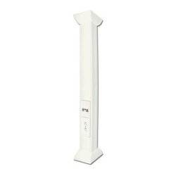 Pole Blanco de 3m para instalaciones eléctricas, voz y datos de telecomunicaciones