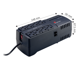 Regulador de voltaje SmartBitt 1350va, 675 watts120v8 contactos reg. Y
