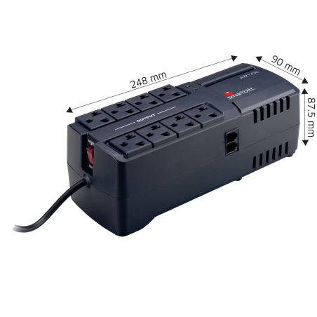 Regulador de voltaje SmartBitt 1350va, 675 watts120v8 contactos reg. Y