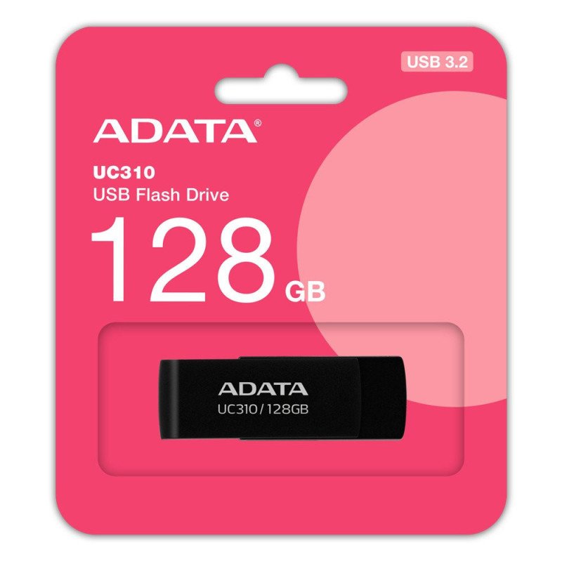 Memoria Adata 128GB USB 3.2 uc310 negro