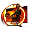 Monitor AOC gamer curvo 32 panel VA, 165 Hz, t. De r. 1 ms, AMD free sync, color negro y rojo, 2 HDMI, VGA, DisplayPort, aspecto