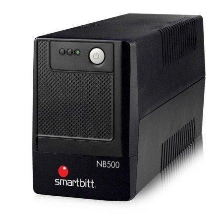 No break SmartBitt 500va, 250w, 4 contactos, con regulador y supresor 