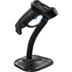 Lector de código de barras ec line ec-2d-8380, negro, ccd óptico, USB, 1d, 2d, 500 lecturas por segundo, resistente a caídas de