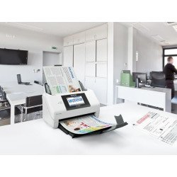 Scanner Epson WorkForce DS-790WN, 45 ppm, 90 ipm, 600 DPI, USB, ethernet (red), wifi, dúplex, adf