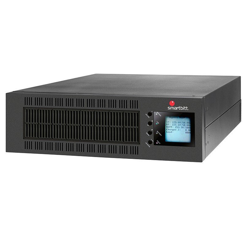 No break SmartBitt 1kva/900watts on-line torre/rack 2u 120v configurable slot SNMP 4contactos LCD software
