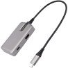 Adaptador startech.com multipuertos USB c - USB-c a HDMI 2.0 4k 60hz, pd con paso de 100w - hub USB de 3 puertos de 10gbps - min