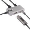 Adaptador startech.com multipuertos USB c - USB-c a HDMI 2.0 4k 60hz, pd con paso de 100w - hub USB de 3 puertos de 10gbps - min