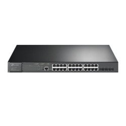Switch Poe+ JetStream SDN administrable 24 puertos 10, 100, 1000 Mbps + 4 puertos SFP+, 24 puertos Poe+, 384w, administración ce