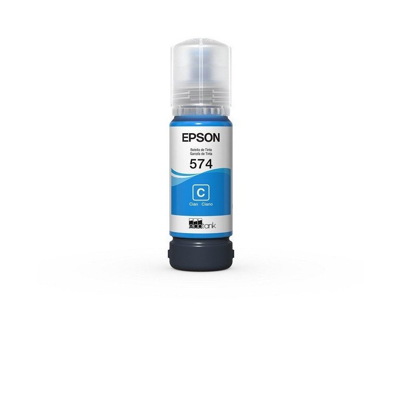 Botella de tinta Epson T574, cian, L8050/L18050, 4300 páginas, 70 ml Botella de tinta Epson T574, cian, L8050/L18050, 4300 páginas, 70 ml
