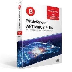 antivirus plus 2018, 5 usuarios 1 año de vigencia (caja)