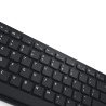 Juego de teclado y mouse DELL KM5221W, Completo (100%), RF inalámbrico, Negro, Ratón incluido
