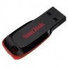 Memoria SanDisk 32GB USB 2.0 cruzer blade z50 negro con rojo Memoria SanDisk 32GB USB 2.0 cruzer blade z50 negro con rojo