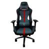 Silla game factor leath-aire reclinable 4d, metal negra/rojo cgc650 rd