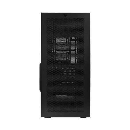 Gabinete game factor ATX cristal USB 3.0 int. Lat/RGB Sin fuente