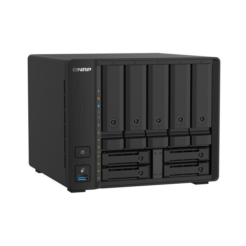 Qnap NAS de 9 bahías de 64 bits con cifrado de hardware