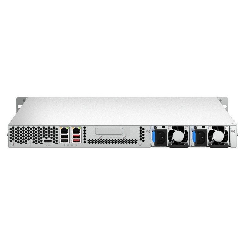 Qnap 1u NAS de 4 bahías/iscsi ip-san, Intel Celeron (ts-464u-rp-8g-us)