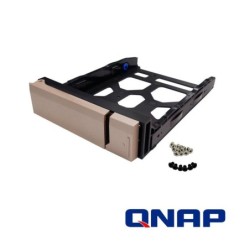 Qnap tray-35-NK-gld01 Gold HDD tray v1 for 3.5" and 2.5" drives without key lock black plastic with 6 x screws for 2.5" HDD tool