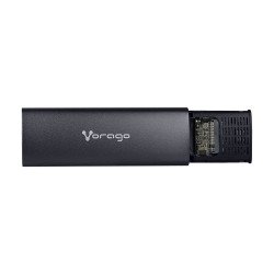 Enclosure vorago m.2 SATA NVME SSD tipo c gris SDd-400