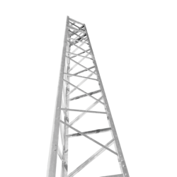 Torre autosoportada titan t-300 de 14.6 metros (48 pies) con base.